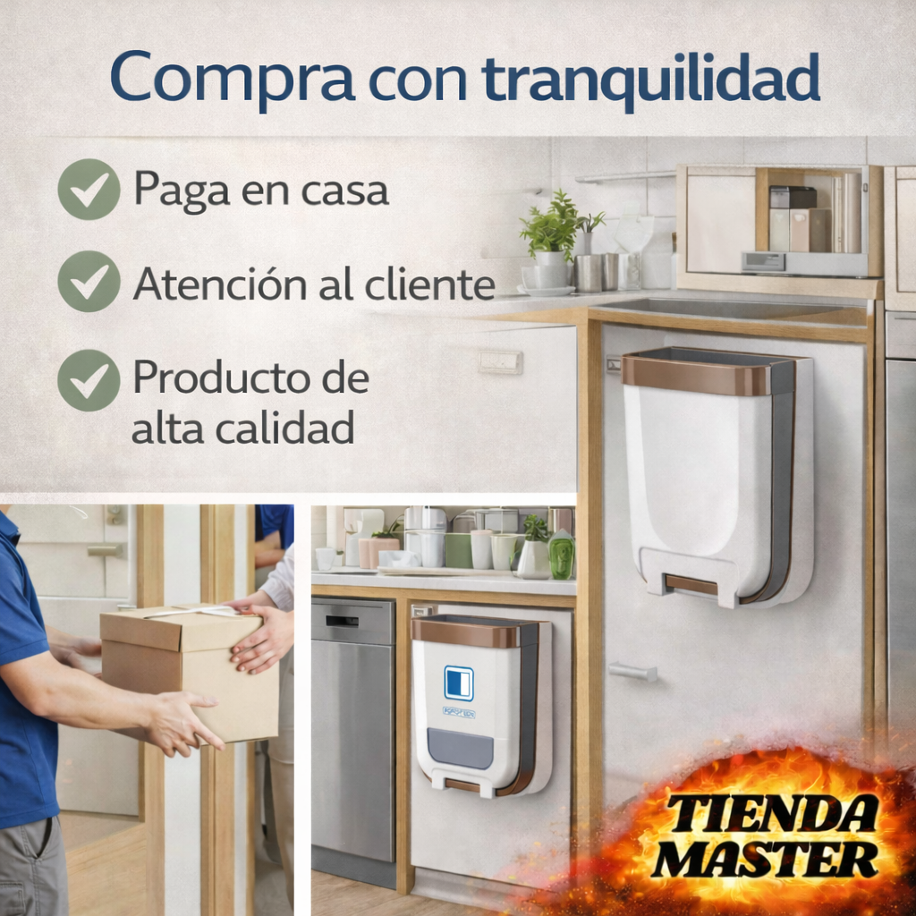 BASURERO PLEGABLE MULTIUSOS