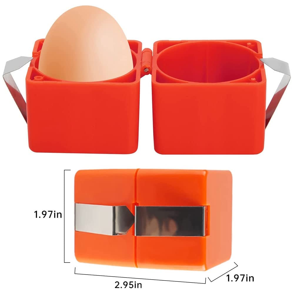 2x1 Herramienta rápida para romper huevos: abre cientos de huevos de forma más rápida y limpia