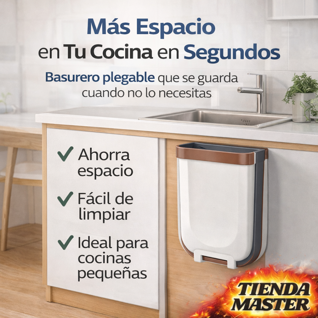 BASURERO PLEGABLE MULTIUSOS