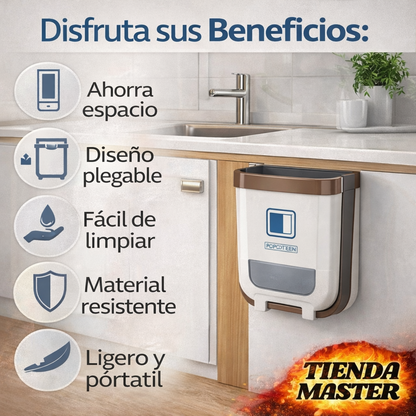 BASURERO PLEGABLE MULTIUSOS