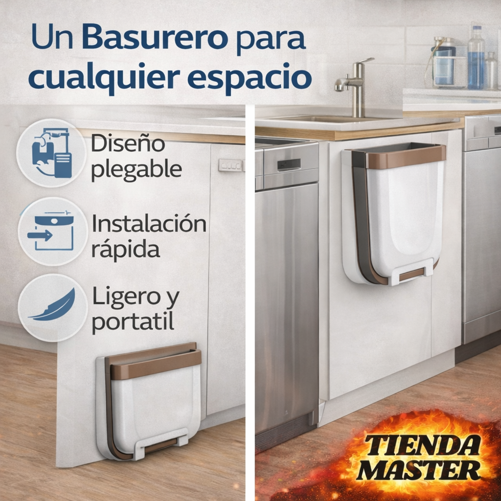 BASURERO PLEGABLE MULTIUSOS