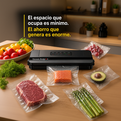 Sellador de bolsas portátil al vacío