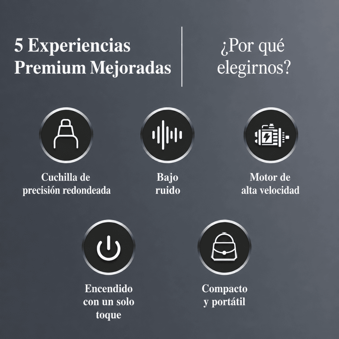 DEPILADOR MULTIUSOS RECARGABLE PORTATIL