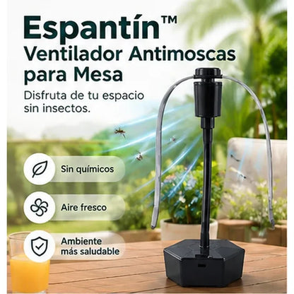 Espantín ventilador antimoscas para mesa