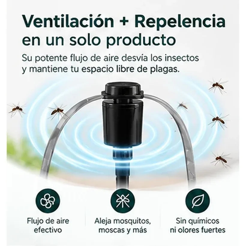 Espantín ventilador antimoscas para mesa