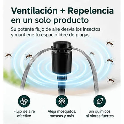 Espantín ventilador antimoscas para mesa