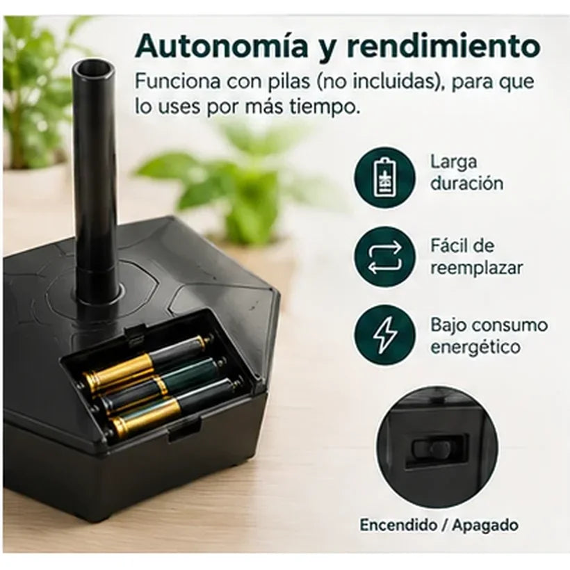 Espantín ventilador antimoscas para mesa