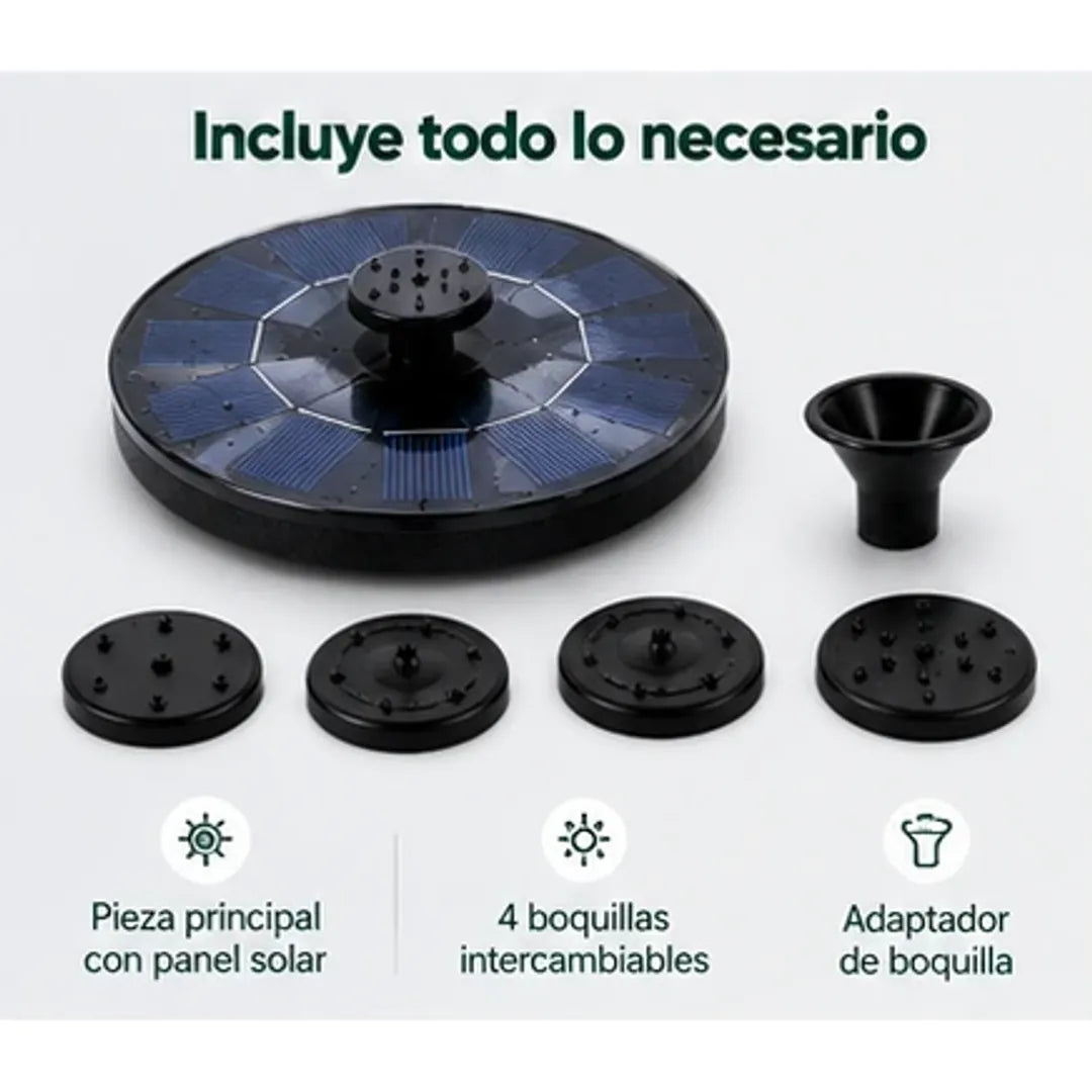Bomba de fuente solar flotante