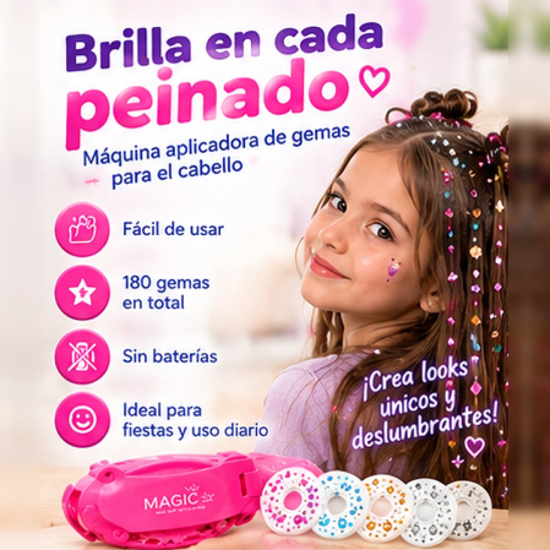 Maquina Aplicadora De Gemas Cabello