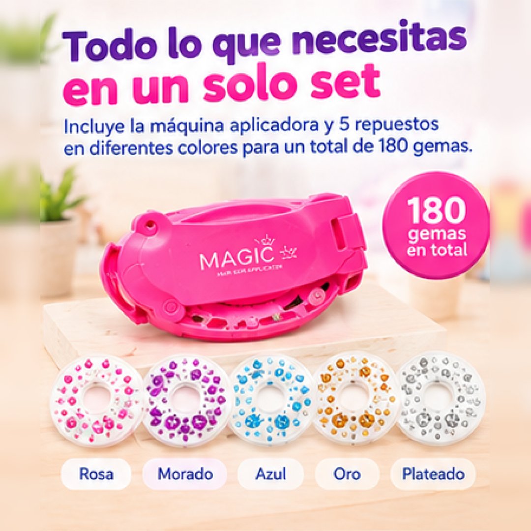 Maquina Aplicadora De Gemas Cabello