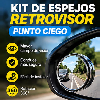 Espejos Ajustables para Punto Ciego