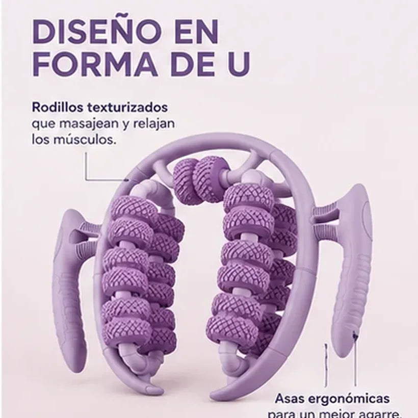 Rodillo masajeador muscular para piernas y antebrazos