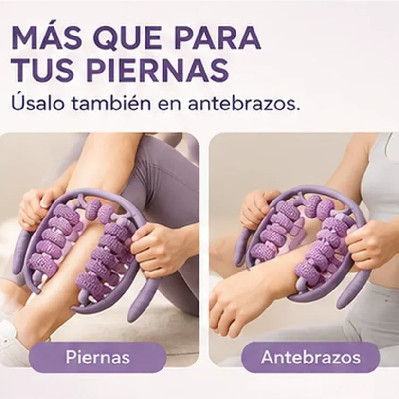 Rodillo masajeador muscular para piernas y antebrazos