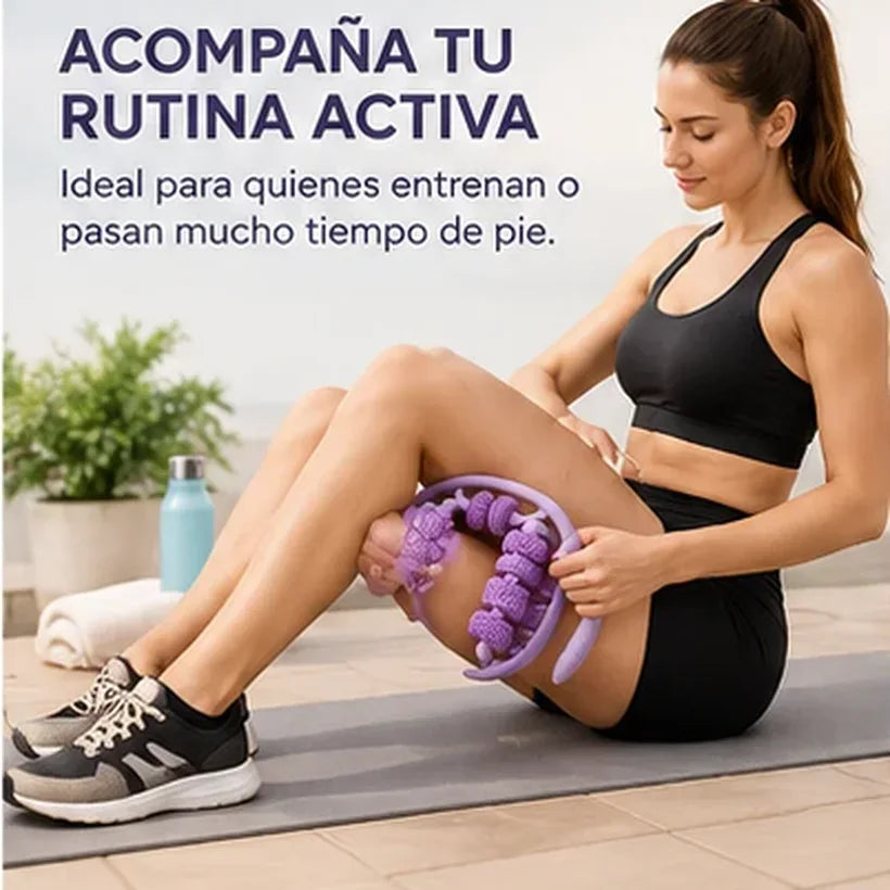 Rodillo masajeador muscular para piernas y antebrazos